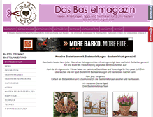 Tablet Screenshot of bastel-anleitungen.com